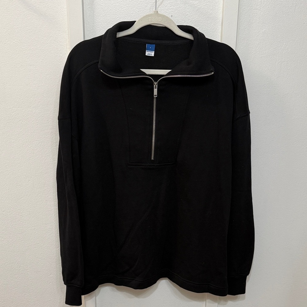 Old Navy Black Half-Zip Women’s Sweater